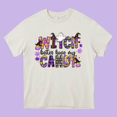 Witch Better Have My Candy Heavy Core Tee Designed By Cowhidedigitalart