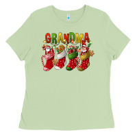 Matcha christmas grandma Ladies Tee - FaDigitalArtStudio