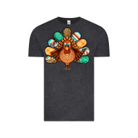 Vintage Black thanksgiving turkey Vintage Tee - Jasminsmagicworld