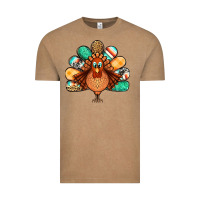 Thanksgiving Turkey Vintage Tee | Teevron