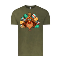 Vintage Olive thanksgiving turkey Vintage Tee - Jasminsmagicworld