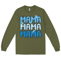 Army Green valentines day mama Long Sleeve Tee - MaliasSmallBusiness