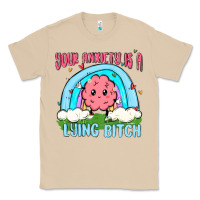Mushroom your anxiety is a lying bitch Classic Tee - MaliasSmallBusiness