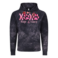Cloud Black xoxo hugs and kisses paws Vintage Hoodie - NancyCooperArtShop