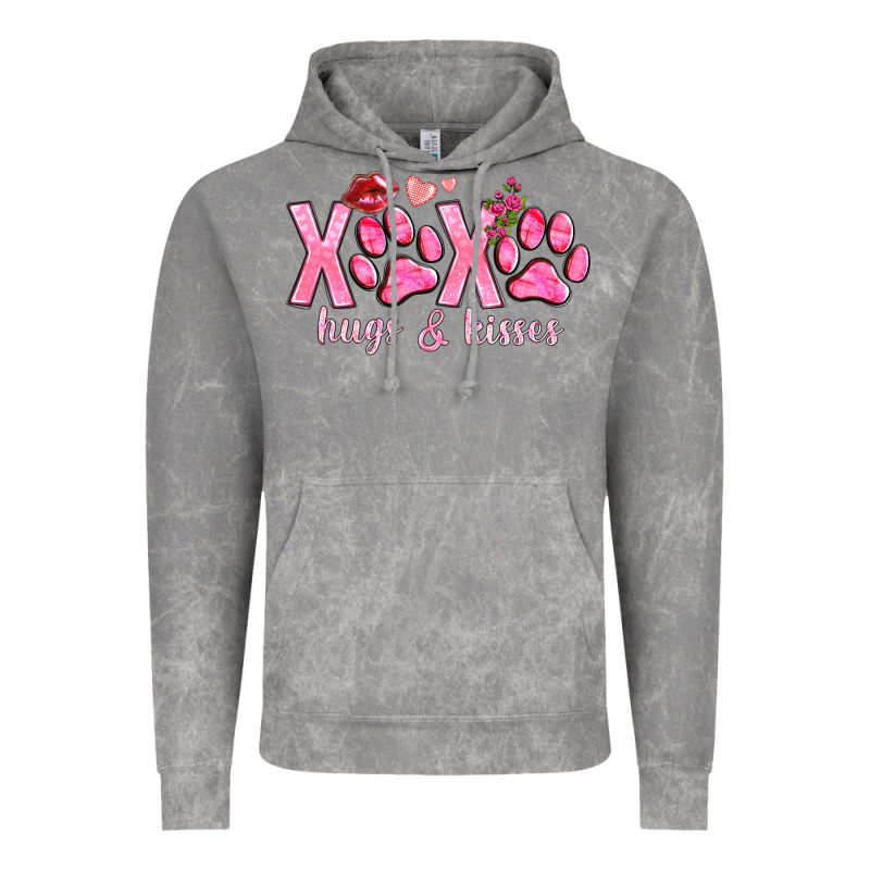 Xoxo Hugs And Kisses Paws Vintage Hoodie by NancyCooperArtShop | Teevron