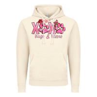 Vintage Artic xoxo hugs and kisses paws Vintage Hoodie - NancyCooperArtShop