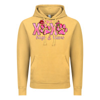 Vintage Mustard xoxo hugs and kisses paws Vintage Hoodie - NancyCooperArtShop