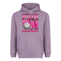 Lavender In October We Wear Pink and Watch Volleyball Heavyweight Hoodie - texasbilliewilder