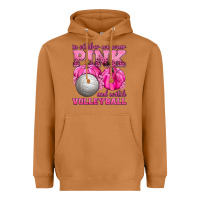 Meerkat In October We Wear Pink and Watch Volleyball Heavyweight Hoodie - texasbilliewilder