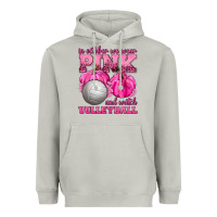 Moon Dust In October We Wear Pink and Watch Volleyball Heavyweight Hoodie - texasbilliewilder