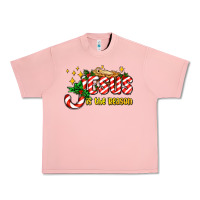 Salmon jesus is the reason with christmas candy ado Urban Heavy Tee - AdoDesignShop