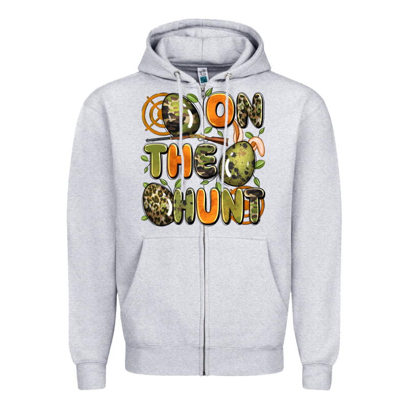 On The Hunt Easter Zipper Hoodie by Artiststas | Teevron