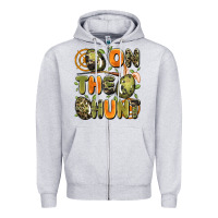 Heather Grey on the hunt easter Zipper Hoodie - Artiststas