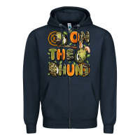 Navy on the hunt easter Zipper Hoodie - Artiststas