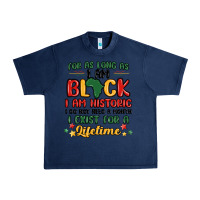 Navy black history month malia Urban Heavy Tee - MaliasSmallBusiness