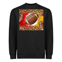 Black team color red and gold football Heavyweight Sweatshirt - MaliasSmallBusiness