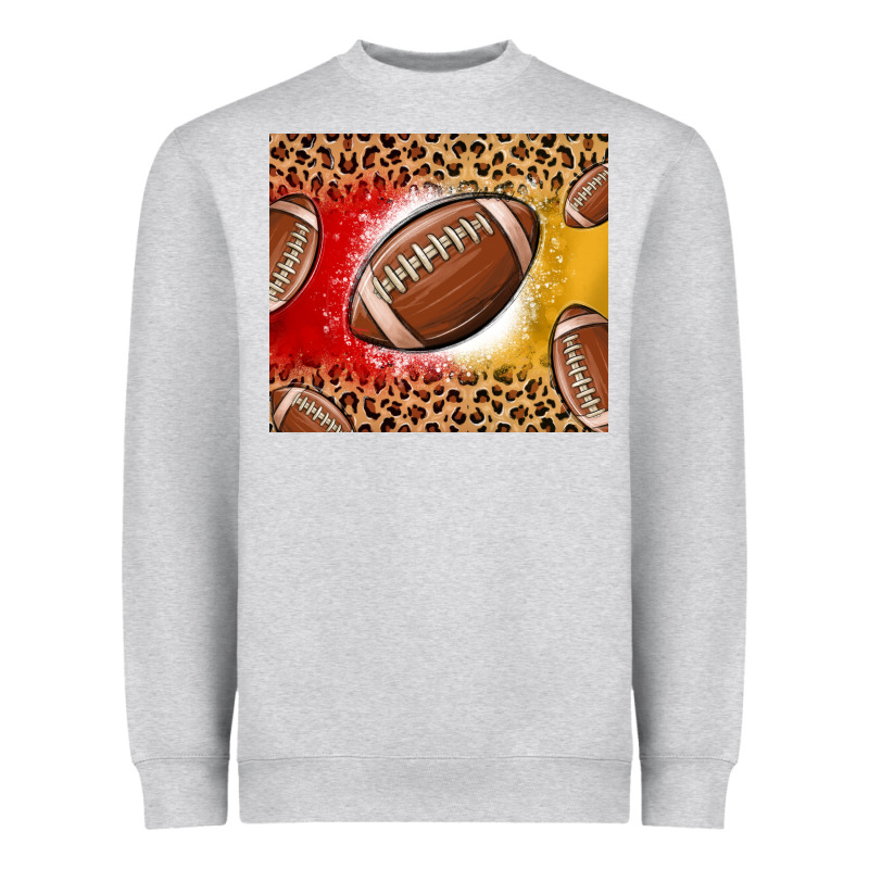 Team Color Red And Gold Football Heavyweight Sweatshirt by MaliasSmallBusiness | Teevron