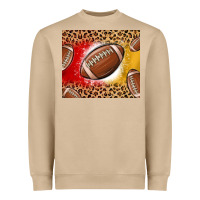 Mushroom team color red and gold football Heavyweight Sweatshirt - MaliasSmallBusiness
