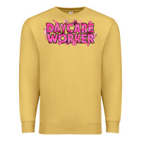 Antique Gold Breast Cancer Daycare Worker Premium Sweatshirt - texasbilliewilder