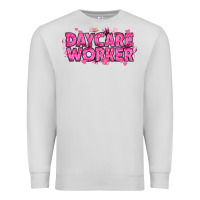 Dove Grey Breast Cancer Daycare Worker Premium Sweatshirt - texasbilliewilder
