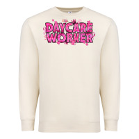 Sandshell Breast Cancer Daycare Worker Premium Sweatshirt - texasbilliewilder