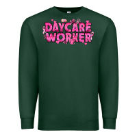 Sports Green Breast Cancer Daycare Worker Premium Sweatshirt - texasbilliewilder