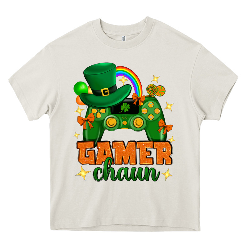 Gamer Chaun St.patricks Day Heavy Core Tee by Neo Western | Teevron