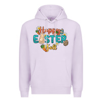 Lilac Happy Easter y'all Easter Day Premium Hoodie - HowdyJamesFarm