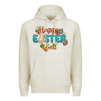 Oatmeal Heather Happy Easter y'all Easter Day Premium Hoodie - HowdyJamesFarm