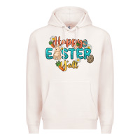 Pale Pink Happy Easter y'all Easter Day Premium Hoodie - HowdyJamesFarm