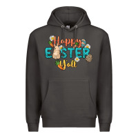 Smoke Happy Easter y'all Easter Day Premium Hoodie - HowdyJamesFarm
