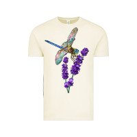Vintage Arctic Dragonfly With Lavender Vintage Tee - LillyAllenDesigns