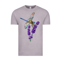Vintage Zinc Dragonfly With Lavender Vintage Tee - LillyAllenDesigns