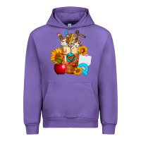 Tulip teacher cold drink frappe with sunflowers Urban Hoodie - FaDigitalArtStudio