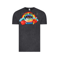 Vintage Black back to school hello fourth grade 3200x2400 Vintage Tee - AdoDesignShop