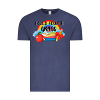 Vintage Denim back to school hello fourth grade 3200x2400 Vintage Tee - AdoDesignShop