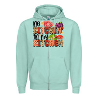Seafoam no bitchin'in my kitchen Zipper Hoodie - Artiststas