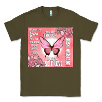 Army Green self love Classic Tee - MaliasSmallBusiness