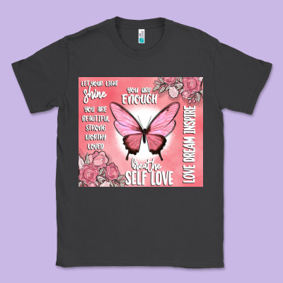 Self Love Classic Tee Designed By Maliassmallbusiness