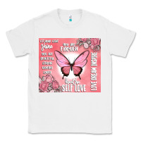 White self love Classic Tee - MaliasSmallBusiness