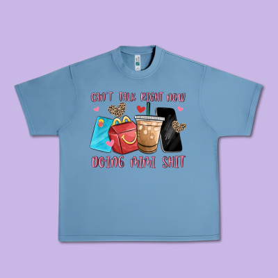 Can't Talk Right Now Doing Mimi Shit Urban Heavy Tee Designed By Maliassmallbusiness