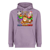 Lavender happy hallothanksmas coffee cups with ghost turkey Heavyweight Hoodie - texasbilliewilder