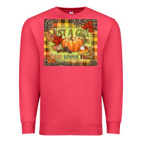 Cardinal Just a girl who loves Fall Premium Sweatshirt - NancyCooperArtShop