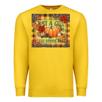 Just A Girl Who Loves Fall Premium Sweatshirt | Teevron
