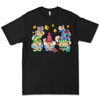 Black easter gnome with eggs Premium Tee - AdoDesignShop