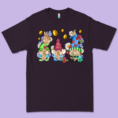 Easter Gnome With Eggs Premium Tee Designed By Adodesignshop