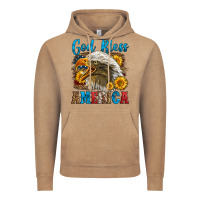 Vintage Coffee God Bless America Vintage Hoodie - LillyAllenDesigns
