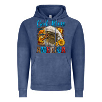 Vintage Denim God Bless America Vintage Hoodie - LillyAllenDesigns