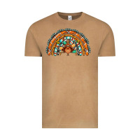 Vintage Camel turquoise thanksgiving turkey rainbow Vintage Tee - Jasminsmagicworld