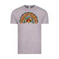 Vintage Zinc turquoise thanksgiving turkey rainbow Vintage Tee - Jasminsmagicworld